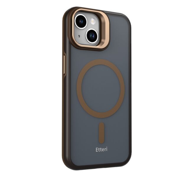 Etteri Morning Fog case for iPhone 15 6,1" brown