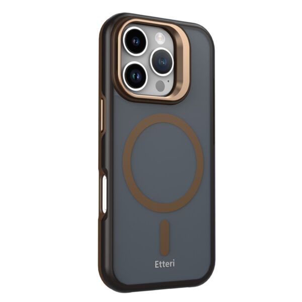Etteri Morning Fog case for iPhone 16 Pro Max 6,9" brown
