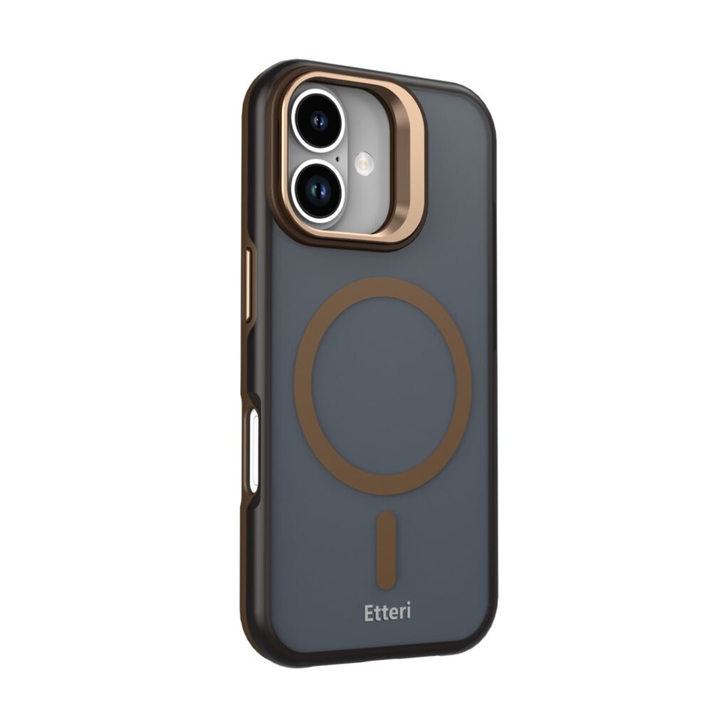 Etteri Morning Fog case for iPhone 17 6,3" brown