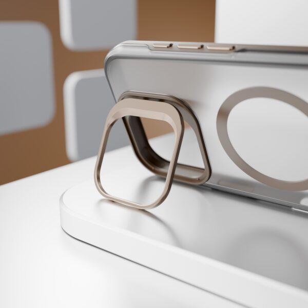 Etteri Morning Fog case for iPhone 17 6,3" brown