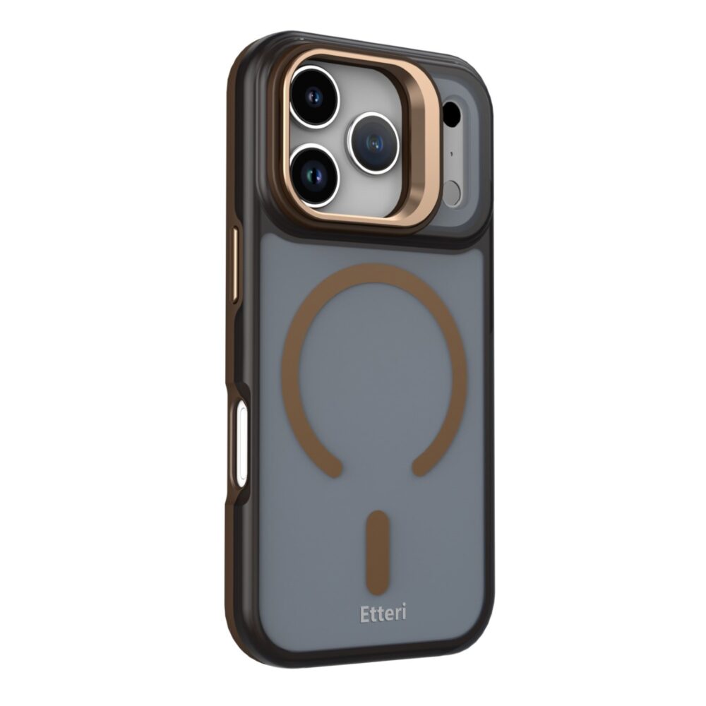 Etteri Morning Fog case for iPhone 17 Pro 6,3" brown