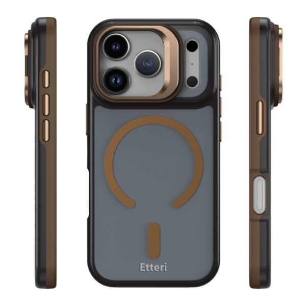 Etteri Morning Fog case for iPhone 17 Pro 6,3" brown