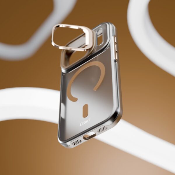 Etteri Morning Fog case for iPhone 17 Pro 6,3" brown