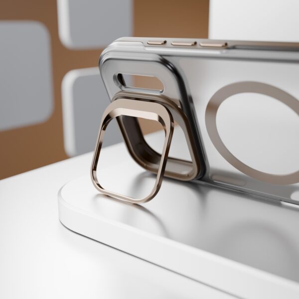 Etteri Morning Fog case for iPhone 17 Pro 6,3" brown