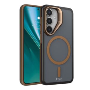 Etteri Morning Fog case for Samsung S25 brown