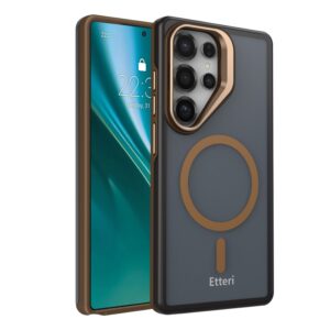 Etteri Morning Fog case for Samsung S25 Ultra brown