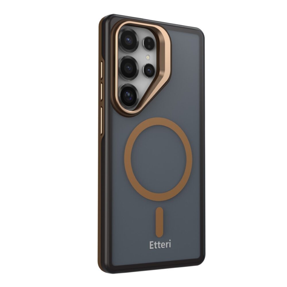 Etteri Morning Fog case for Samsung S25 Ultra brown