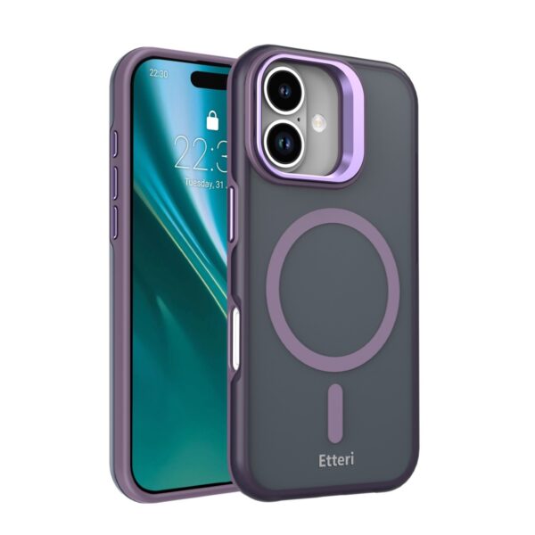 Etteri Morning Fog case for iPhone 17 6,3" purple