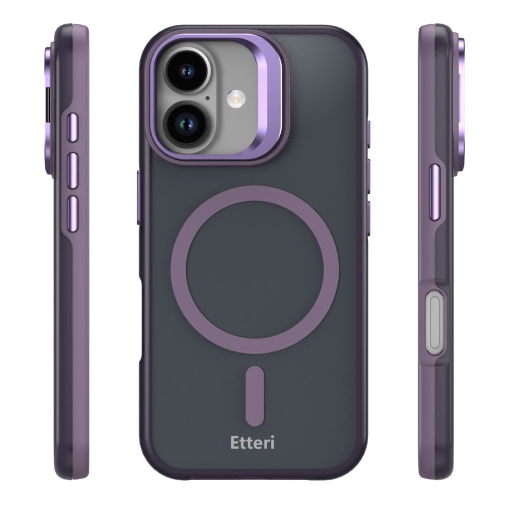 Etteri Morning Fog case for iPhone 17 6,3" purple