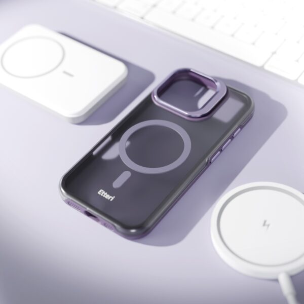 Etteri Morning Fog case for iPhone 17 6,3" purple