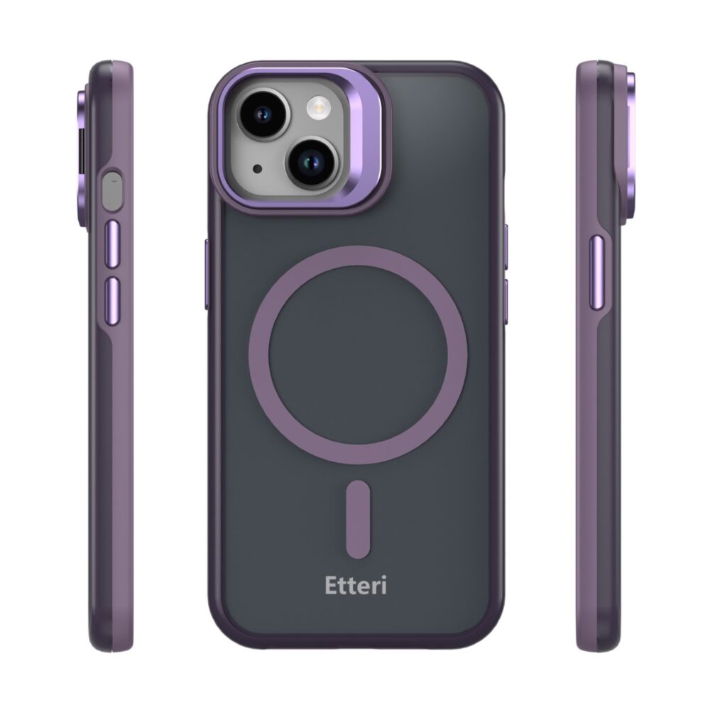 Etteri Morning Fog case for iPhone 14 6,1" purple
