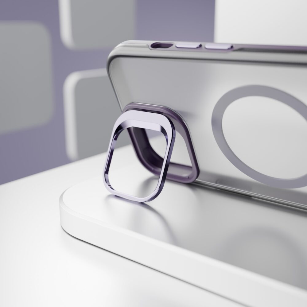 Etteri Morning Fog case for iPhone 14 6,1" purple