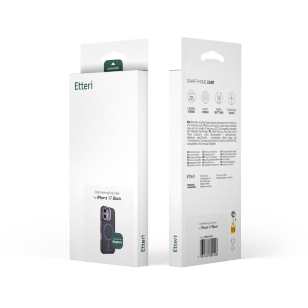 Etteri Morning Fog case for iPhone 14 6,1" purple