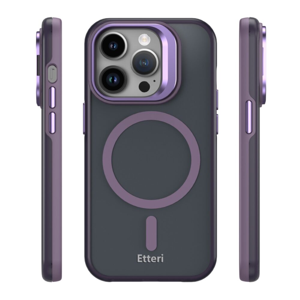 Etteri Morning Fog case for iPhone 15 Pro 6,1" purple