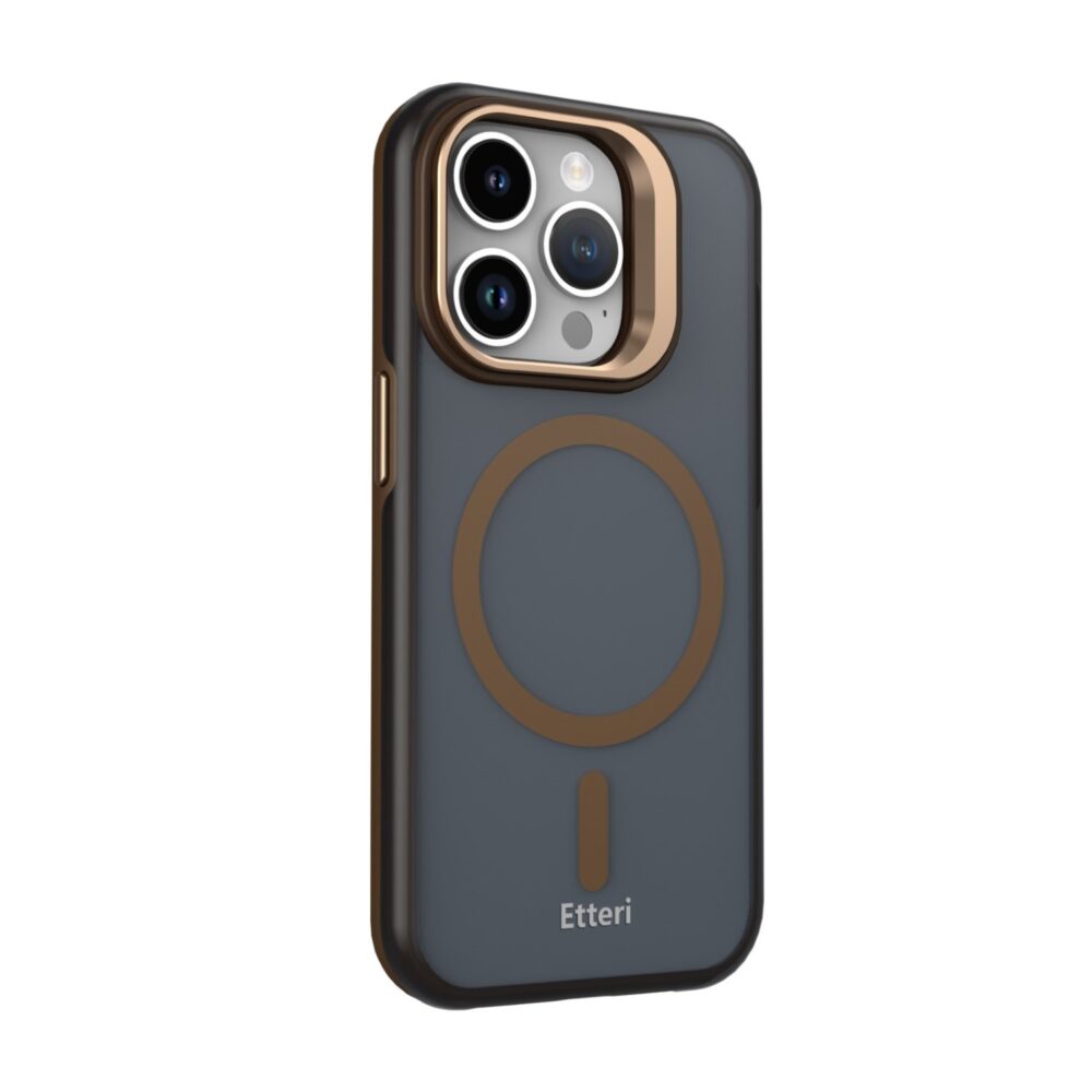 Etteri Morning Fog case for iPhone 15 Pro 6,1" brown