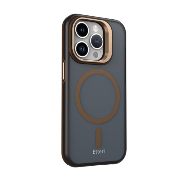 Etteri Morning Fog case for iPhone 15 Pro 6,1" brown