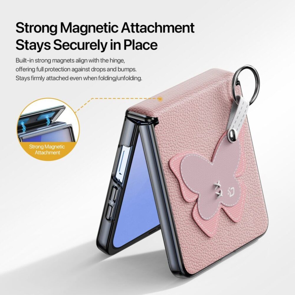 DUX DUCIS case LUVY for SAMSUNG Z FLIP 7 pink