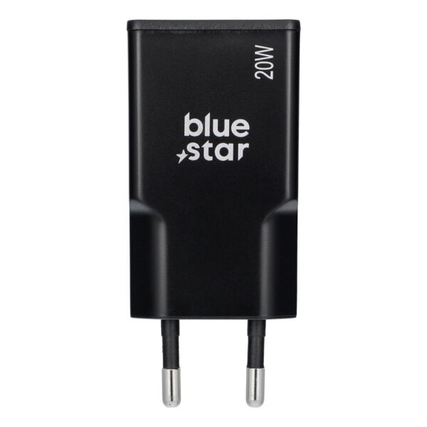 7acca710e2b9102bce7ef28537257864 Travel charger Blue Star Slim GaN 1x Type C PD QC4.0 3A 20W black