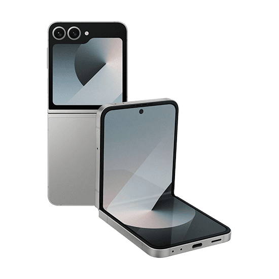 8806095776095 Samsung Galaxy Z Flip6 F741B 5G Dual Sim 12GB RAM 256GB Enterprise Edition - Silver Shadow