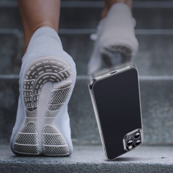 93162_8 Baseus Frosted Glass Case Cover for iPhone 13 Pro Hard Cover with Gel Frame black (ARWS001001)eng