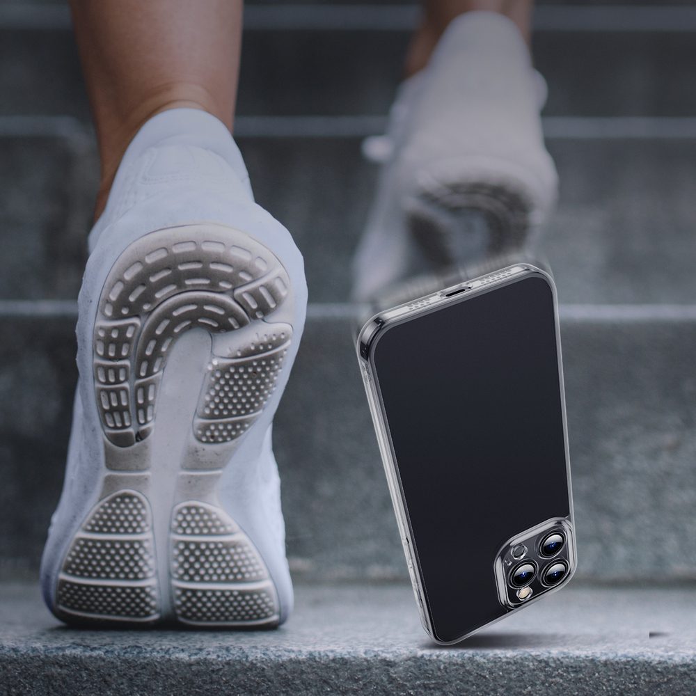 93162_8 Baseus Frosted Glass Case Cover for iPhone 13 Pro Hard Cover with Gel Frame black (ARWS001001)eng