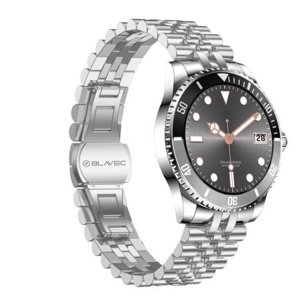 foto_add-334324 Blavec Smartwatch M-02 Business AMOLED Full Touch Voice Call (SWM02-S) silver