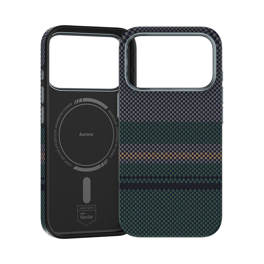 Benks Magnetic Armor Pro Aurora Kevlar 600D Case (C069) for Iphone 17 Pro (Camera Control Button)