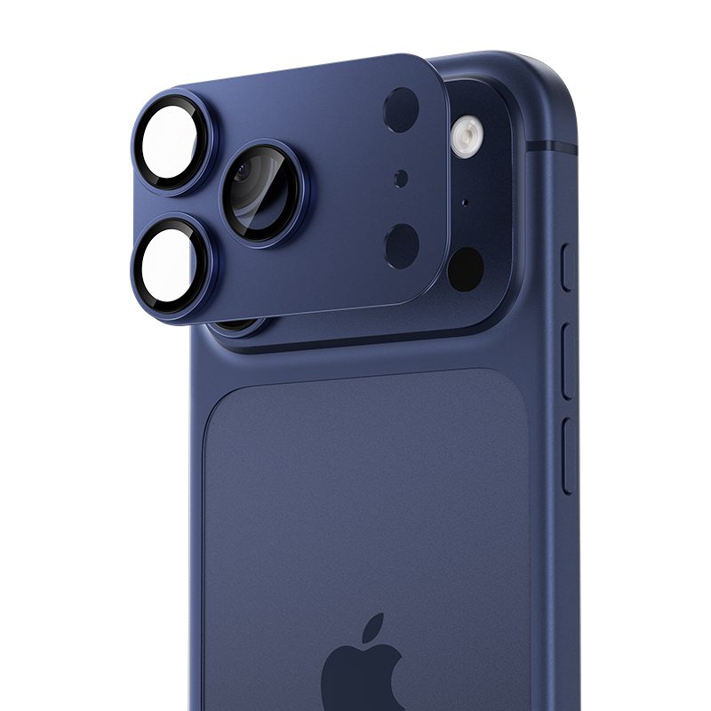 foto_add-334803 Benks Tempered glass Glass Warrior Metal Integrated Lens Protector (C069) for Iphone 17 Pro (lens 3 pieces) blue