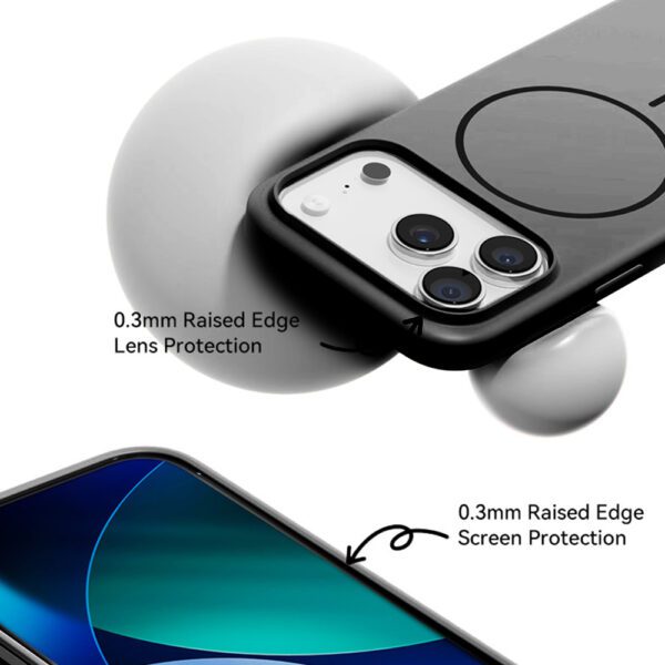 foto_add-335029 Rock Armor Matte Magnetic Series Case for Iphone 17 Pro Max black