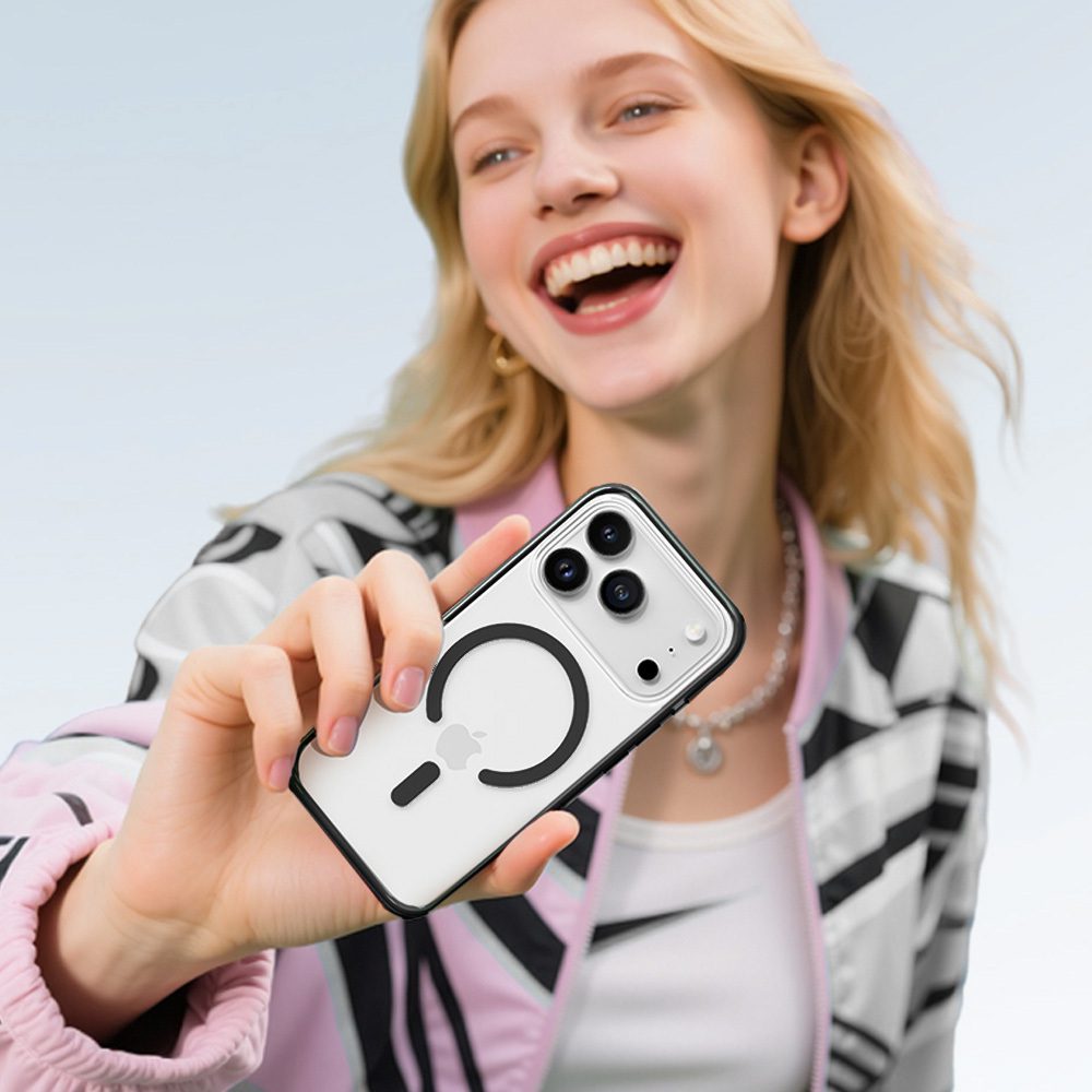 foto_add-335050 Rock Crystal Armor Series Magnetic Case for Iphone 17 Pro Max black