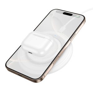 Borofone Wireless induction charger BQ40 Crown 15W white