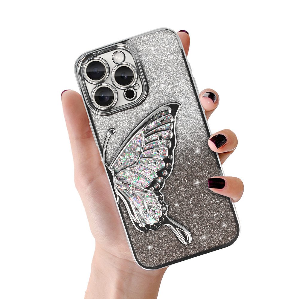 product-104145 Tel Protect Butterfly Water Case for Iphone 17 Pro silver