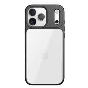 Rock Guard Series Case for Iphone 17 Pro Max transparent-black
