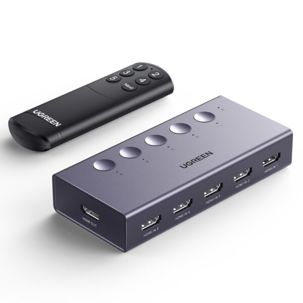 0285541 HDMI Switch 5 θέσεων 4K/60Hz UGREEN CM568 25857