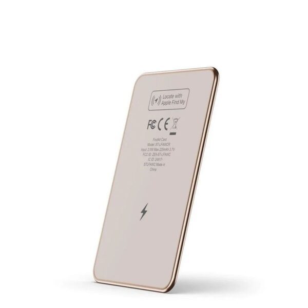 Locator compatible with Apple Find My Satechi card shape ST-LFAWCR desert rose