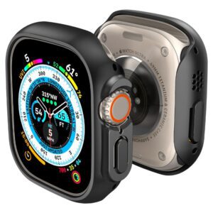 CREATOR: gd-jpeg v1.0 (using IJG JPEG v62), quality = 80 Spigen Thin Fit Case for Apple Watch Ultra (49mm) - Blackeng