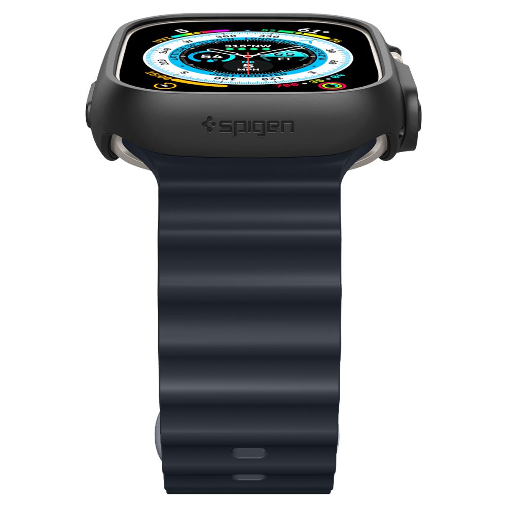 CREATOR: gd-jpeg v1.0 (using IJG JPEG v62), quality = 80 Spigen Thin Fit Case for Apple Watch Ultra (49mm) - Blackeng