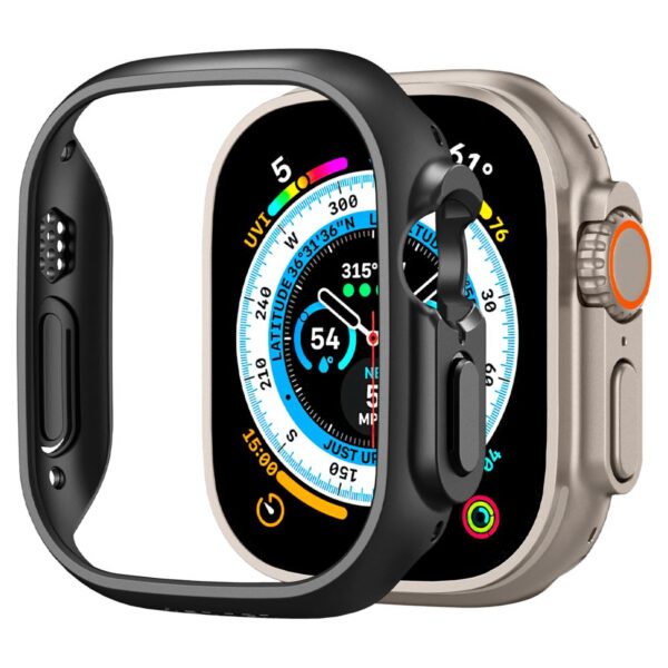 CREATOR: gd-jpeg v1.0 (using IJG JPEG v62), quality = 80 Spigen Thin Fit Case for Apple Watch Ultra (49mm) - Blackeng