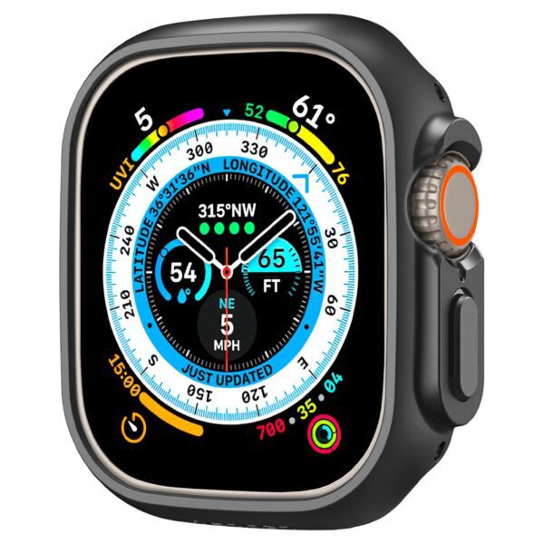 CREATOR: gd-jpeg v1.0 (using IJG JPEG v62), quality = 80 Spigen Thin Fit Case for Apple Watch Ultra (49mm) - Blackeng
