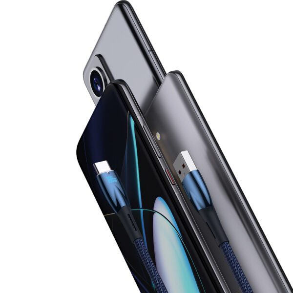 [RETURNED ITEM] Baseus Glimmer Series fast charging cable USB-A - USB-C 100W 480Mbps 1m blueeng