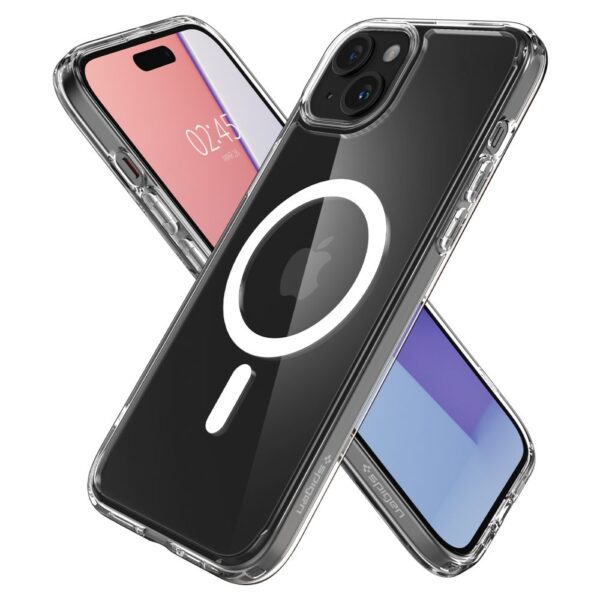CREATOR: gd-jpeg v1.0 (using IJG JPEG v62), quality = 80 Spigen Ultra Hybrid Mag Case with MagSafe for iPhone 15 - Whiteeng