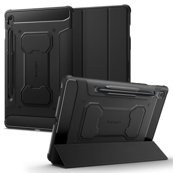 CREATOR: gd-jpeg v1.0 (using IJG JPEG v62), quality = 80 Spigen Rugged Armor Pro case for Samsung Galaxy Tab S9 FE 10.9'' X510 / X516B - blackeng