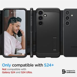 [RETURNED ITEM] [RETURNED ITEM] Spigen Tough Armor case for Samsung Galaxy S24+ - blackeng