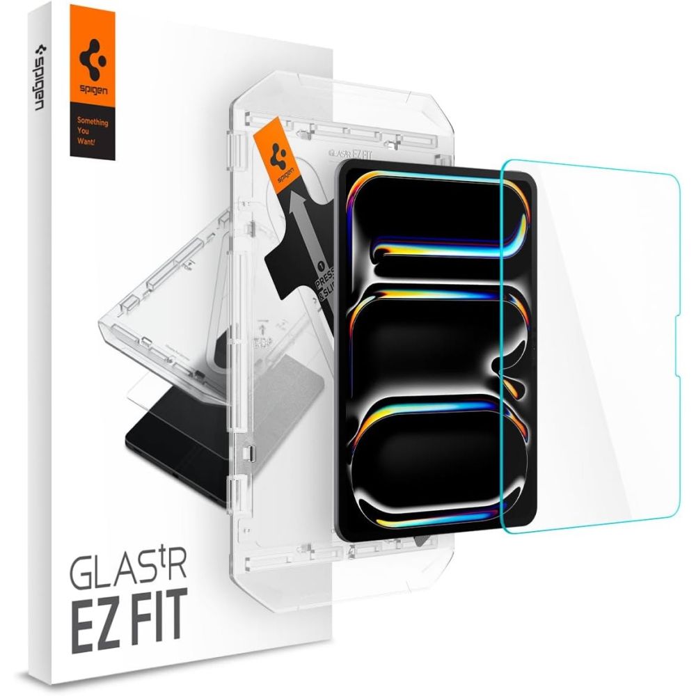 CREATOR: gd-jpeg v1.0 (using IJG JPEG v62), quality = 80 Spigen Glas.tR EZ Fit Tempered Glass for iPad Pro 11'' 2024eng