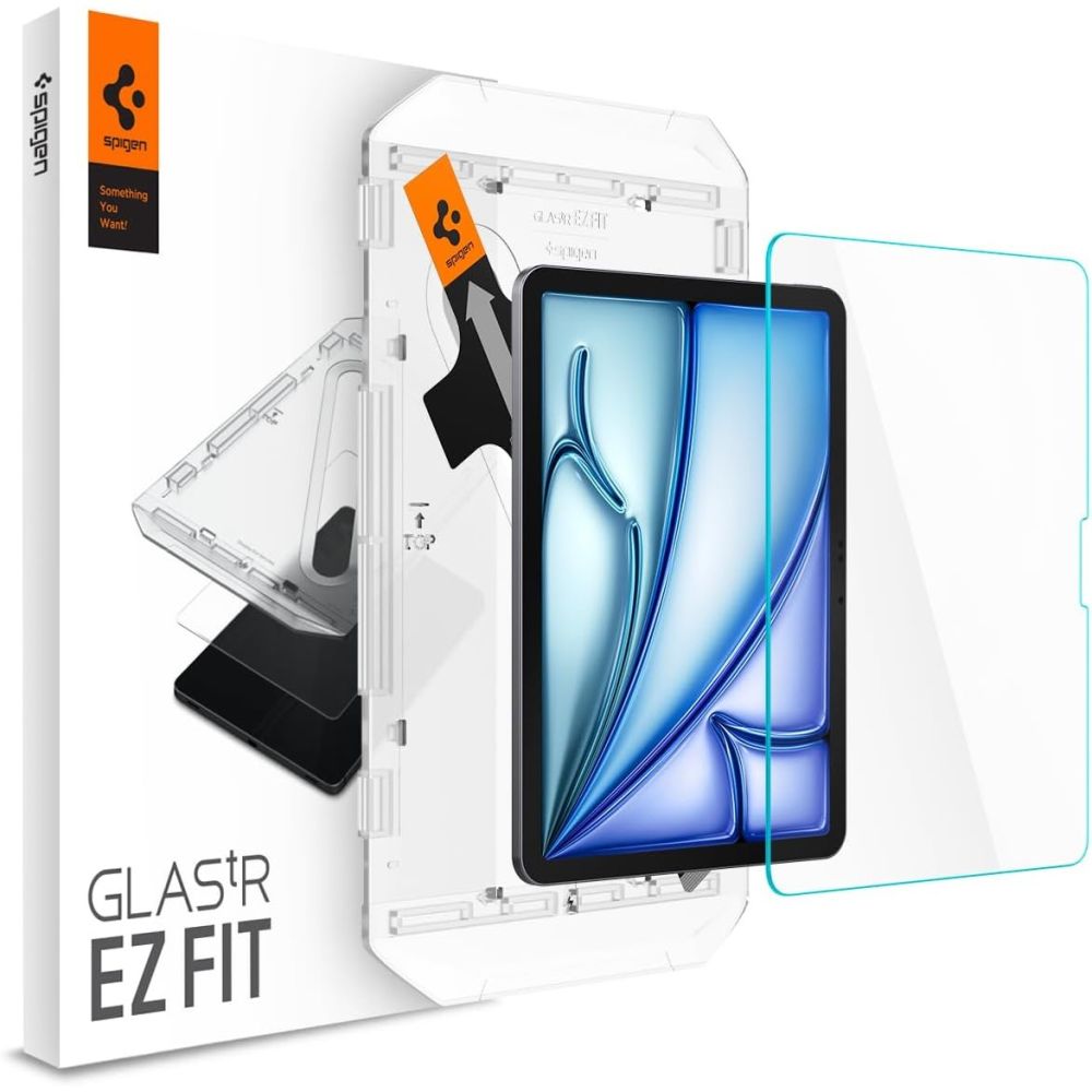 CREATOR: gd-jpeg v1.0 (using IJG JPEG v62), quality = 80 Spigen Glas.tR EZ Fit Tempered Glass for iPad Air 11" 2024eng