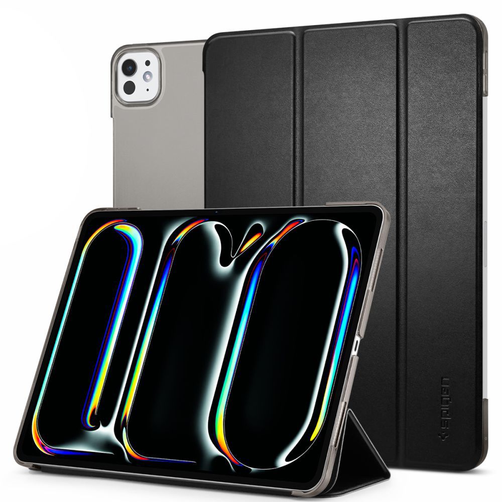 CREATOR: gd-jpeg v1.0 (using IJG JPEG v62), quality = 80 Spigen Smart Fold iPad Pro 13" 2024 Case - Blackeng
