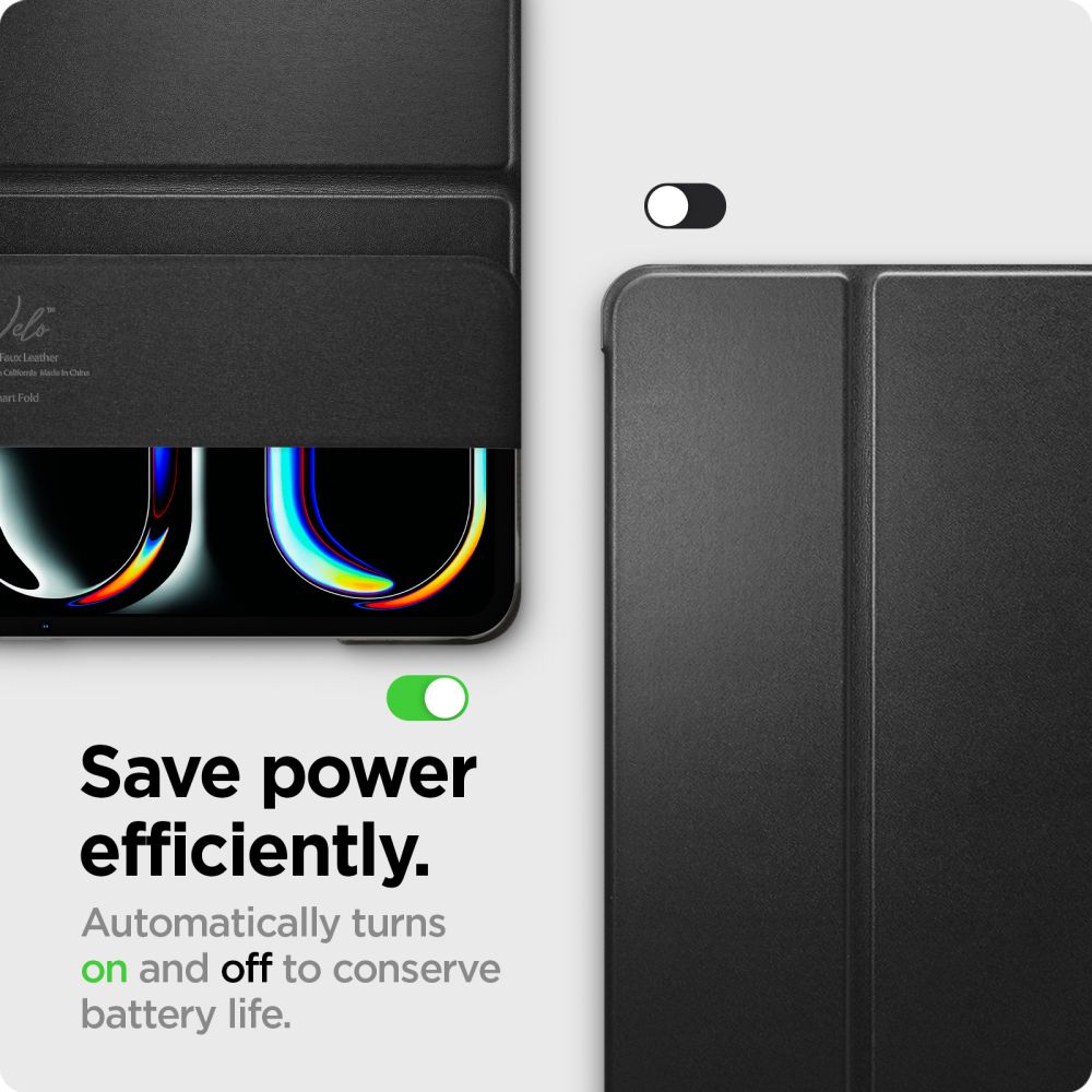 CREATOR: gd-jpeg v1.0 (using IJG JPEG v62), quality = 80 Spigen Smart Fold iPad Pro 13" 2024 Case - Blackeng