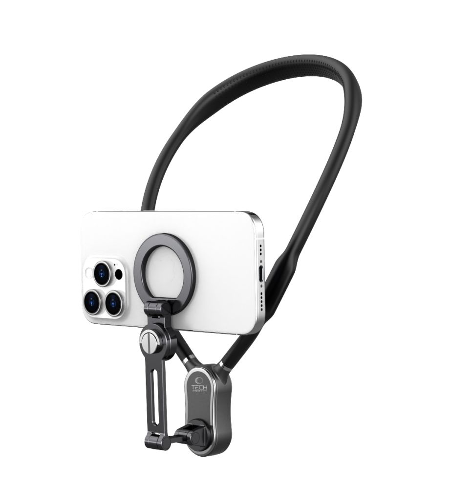 CREATOR: gd-jpeg v1.0 (using IJG JPEG v62), quality = 80 Tech-Protect AC100 Neck Bracket with MagSafe - Blackeng