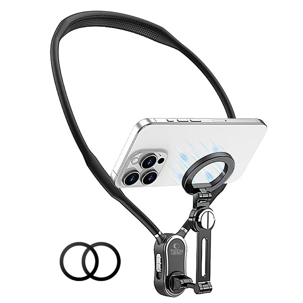 CREATOR: gd-jpeg v1.0 (using IJG JPEG v62), quality = 80 Tech-Protect AC100 Neck Bracket with MagSafe - Blackeng