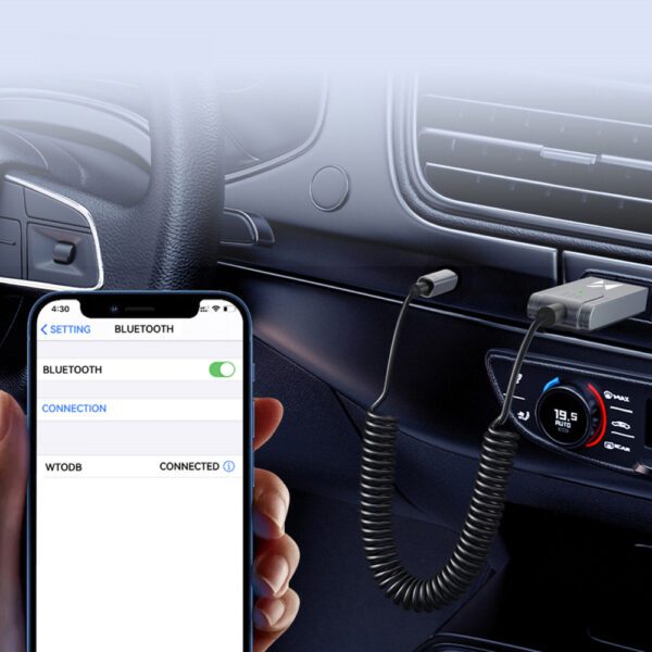 178663_10 Wozinsky WTODB Bluetooth 5.3 audio adapter / AUX audio receivereng